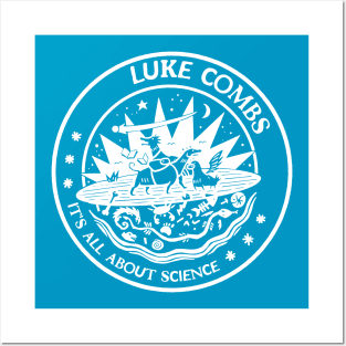 luke combs all about science Posters and Art